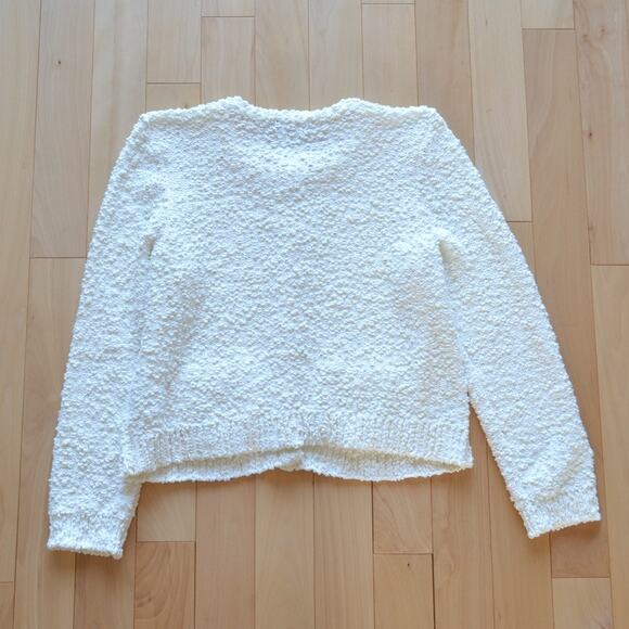 Tahari Knit Cardigan Sweater Size XL White - Picture 4 of 4